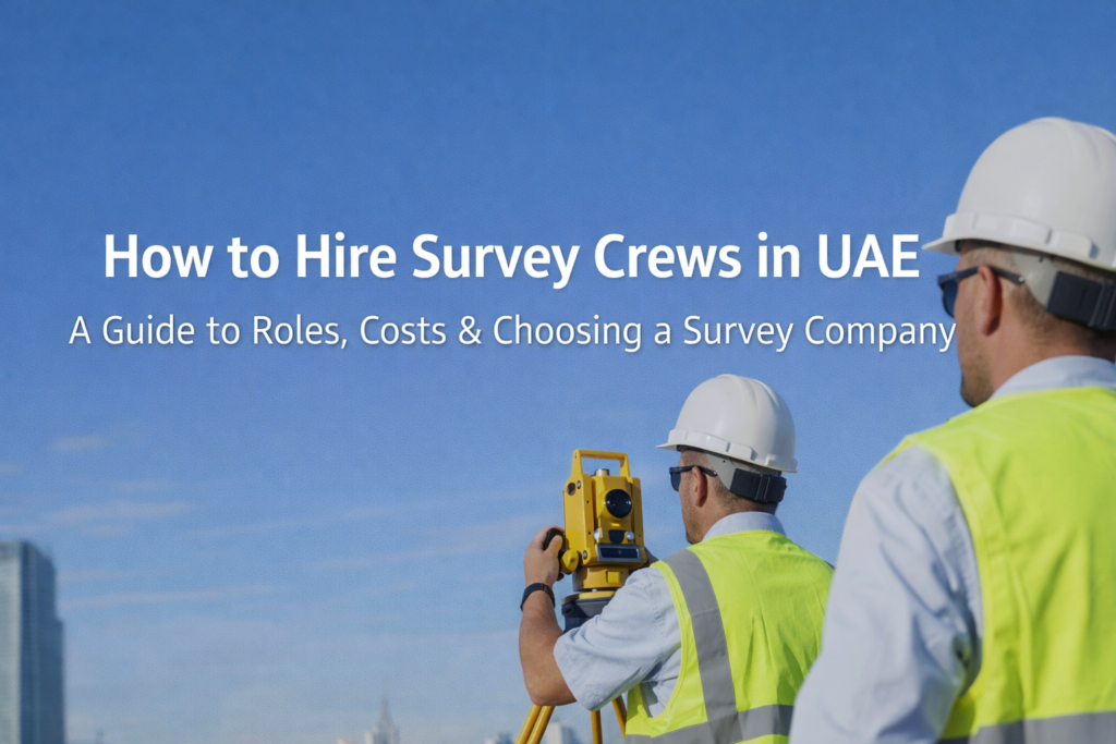 Hiring of Survey Crews in UAE