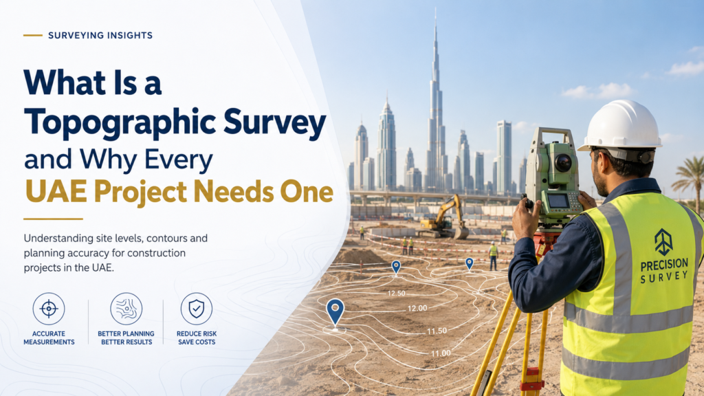 What is a topographic survey